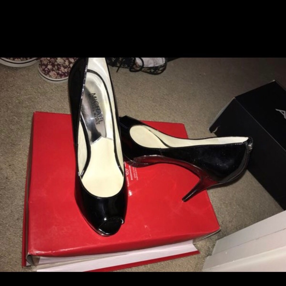 Classic black high heels